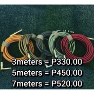 GUITAR CABLE (3meters, 5meters, 7meters)