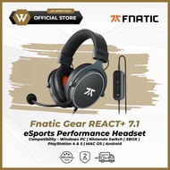 Fnatic Gear REACT+ 7.1 Esports Performance Gaming Headset