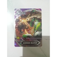 Original Hero of Robots Armor Blast Card (Silver)