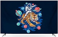 Space/Sun/cosmic Pattern TV Cover TV Cover Dust Cover 32/37IN Sunblock TV Cloth/computer Cover Desktop/wall Hanging/curved Screen/cover, Children's Bedroom/Home Decoration(Size:40IN,Color:B)