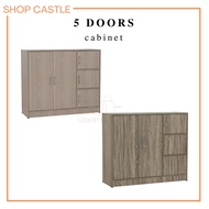 ShopCastle 5 Doors Children Cabinet/ 5 Pintu Almari Pakaian Kanak-kanak/Oxford Almari Baju Budak /Ikea Children Wardrobe
