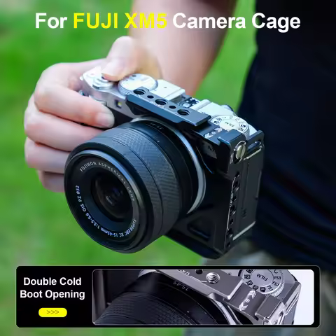Suitable For Fuji Xm5 Camera Rabbit Cage Stabilizer Metal Expansion Protective Frame For Fuji Xm5 Bo