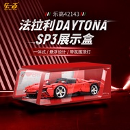 Transparent Acrylic Display Box for Lego Porsche 911 Bugatti Lamborghini Ferrari Racing Car Light Yo