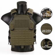 EMERSONGEAR เสื้อกั๊กยุทธวิธี ทหารเสื้อกั๊กยุทธวิธี LVAC คณะกรรมการจู่โจมพกพาแผ่น W เสื้อกั๊ก Molle