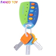 Baby Toy Musical Car Key Toy Smart Remote Control Car Ride with Music Voices Pretend Play Education 