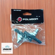 KARET KAMPAS REM V BRAKE SEPEDA GUNUNG MTB LIPAT MINION POLYGON BRAKE