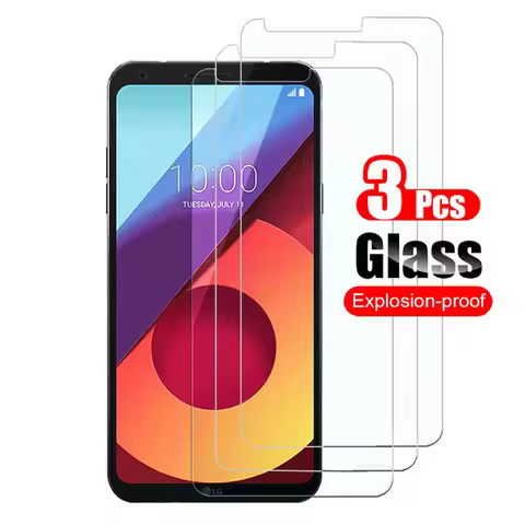 3Pcs Tempered Glass For LG Q6 Glass For LG Q6a Q6 Plus M700N Toughened Phone Protective Shiled Film 