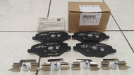 6RU698151B GENUINE FRONT BRAKE PAD WITH CLIP & SCREW VOLKSWAGEN POLO SEDAN 1.6 VENTO 1.6 (ORIGINAL)