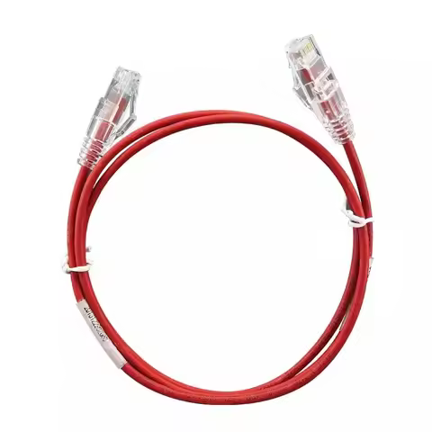 Network Cat6A UTP Patch Cord RJ45 28AWG Slim Ethernet Lan Cable 4 Twisted Pair PVC Internet Wire Lap