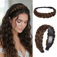 Braid Headband with Teeth &   Elastic Braided Headband (2PCS Set) |   Braided Headbands for Women in
