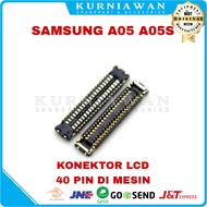 Lcd Connector Lcd Socket Lcd Connector Fpc Samsung A05 A05S 40 Pin