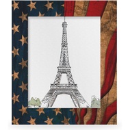American Flag 8x10 Picture Frame, Vintage USA Flag Wall Gallery Photo Frames Fits 8 x10 or 6x8 Pictu