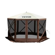 Standardized SucceBuy Pop-up Camping Gazebo Camping Canopy Shelter 6 Sided 12' x 12' / 10' x 10' Sun