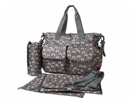 Ecosusi Mommy Bag Mother's Baggage Baby Can Hang A Stroller Carry Or Shoulder (Grey Cute Tree)