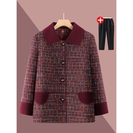 old money shirt old money outfit old money style Mother's French-Style Lapel Coat - Perfect for Elde