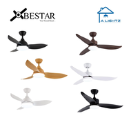 Bestar Raptor/Razor DC Ceiling Fan 3 Blades with 3 Tones LED