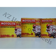 ▨✕MOTOLITE MOTORCYCLE BATTERY 12V (MF 2.5L/MF 3L/MF 4L/MF5L/12N5-3B)