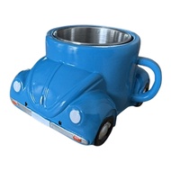Retro Beetle Coffee Cup Beetle Shaped Coffee Mug – Funny Car Lover’s Tea Cup Creative Novelty Gift f