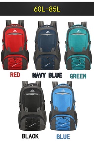 Traveler Backpack 60 L -85L กระเป๋าเป้ กระเป๋าเดินทาง กระเป๋าท่องเที่ยว Waterproof Outdoor Backpack 