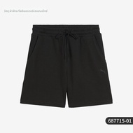 PUMA | กางเกงขาสั้นถักปักแบบเรียบง่าย