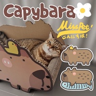 Papan Gores Kucing Capybara Misspet Rumah Kucing Papan Gores Kucing Capybara Kucing Rumah Kucing Ber