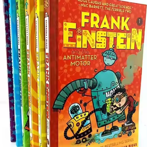 6 Books/set Frank Engstein College Frank Jr. Einstein's Mad World of Science Books for Kids Livres D