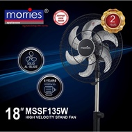 MORRIES MS-SF135W 18 INCH HIGH VELOCITY STAND FAN