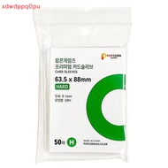 {Xdwdppq0pu} 50pcs / Set Korean Card Sleeves Clearly Free Acid-Free Three-Way Protective CPP New Adh