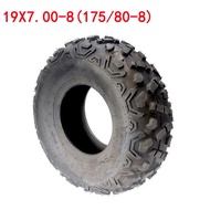 Tayar Tanpa Tiub 8 Inci 19x7.00-8 Tayar Vakum untuk China Atv Go Kart Buggy Golf Cart Basikal Empat 