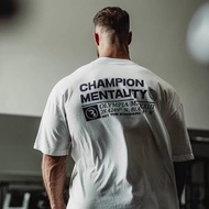 Men Women Same Style Summer Chris OLYMPIA MENTALITY Sports Short-Sleeved T-Shirt
