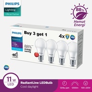 CAHAYA PUTIH Philips RadiantLine Multipack LED Bulb 11W 6500K White Light