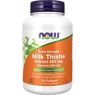 NOW Foods Supplements, Silymarin Milk Thistle Extract, Extra Strength 450 mg, 120 Softgels