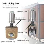 Roda Sliding anti anjlok | roda pintu pagar lipat minimalis