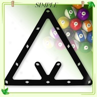 SIMPLESHOP 6pcs Billiard Ball Rack, Triangle Combo Pack Ball Rack Holder, Billiards Accessories Shee