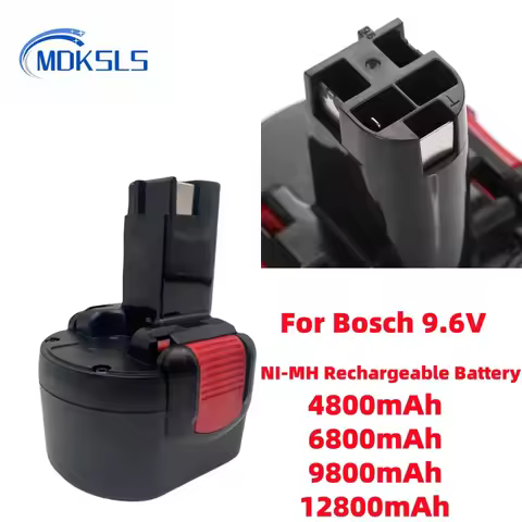 BAT048 9.6V 9800mAh NI-MH Rechargeable Battery Power Tools Battery for Bosch PSR 960 BH984 BAT048 BA