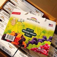 Nho khô Mỹ thập cẩm Sunview Raisins chua ngọt tốt cho sức khỏe - Hủ 425g