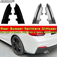 For BMW 2 Series F22 F23 M Sport Rear Bumper Splitters Diffuser For BMW 2 Series F22 F23 M Sport 201