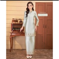 Sofea kurung (Sage green) (Saiz M)