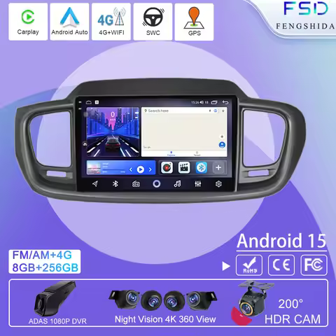 Android Auto For Kia Sorento 2015 - 2017 2018 Car Radio Stereo Multimedia Player Navigation GPS Carp