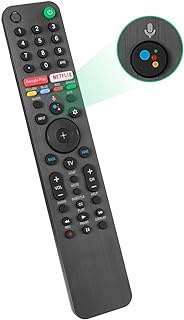 RMF-TX500U Voice TV Remote Replacement for Sony Array LCD LED TV and Bravia XR 4K 8K HDR TV with Smart Google TV, Applicable for XBR-49X950H XBR-75X900H XBR-75X850G XBR-75X950G