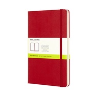 Moleskine สมุดบันทึก สมุดโน๊ต ปกแข็ง สีแดง ขนาดใหญ่ 13x21 ซม MOLESKINE NOTEBOOK LARGE HARD COVER S.RED 13x21 CM