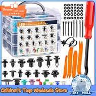 925pcs 725pc 100pcs Auto Fastener Clip Car Body Push Retainer Pin Rivet Bumper Carabiner Set