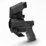 GRITR Gun Holster Compatible with Glock 19 | IWB/IWB Appendix Carry/OWB/OWB Light Bearing US Kydex P