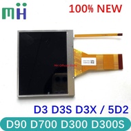 NEW Original Camera LCD Screen Display For Nikon D90 D700 D300 D300S D3 D3S D3X For Canon 5D2 5DII 5