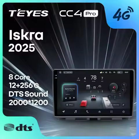 TEYES CC4 PRO For LADA Iskra SW Cross 2025 CarPlay Radio Multimedia Stereo Car play Android Auto 2DI