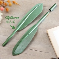 College Feather Pen Cute Gel Pen Magic College Feather Brush Question Exam Creative Stationery bb9.1