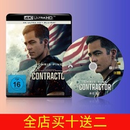 （READYSTOCK ）🚀 Contractor 2022 4K Blu-Ray Disc English Chinese Word Hdr10 Uhd 2160P Ultra Hd Blu-Ray Movie YY