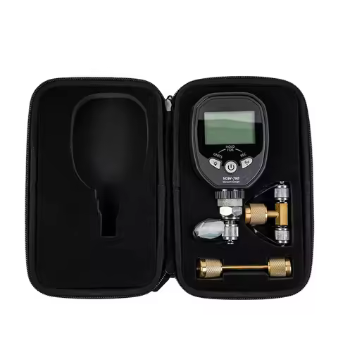 VGW-760 Wireless Digital Vacuum Gauge Micron Gauge for HVAC Micron Meter Refrigerant Vacuum Meter Le