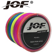 PE JOF 4x/4untai colorful fishing line