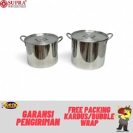 / Cooking POT Stainless Steel POT - STOCK POT S/S 20/25QT SUPRA